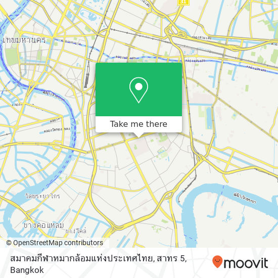 สมาคมกีฬาหมากล้อมแห่งประเทศไทย, สาทร 5 map