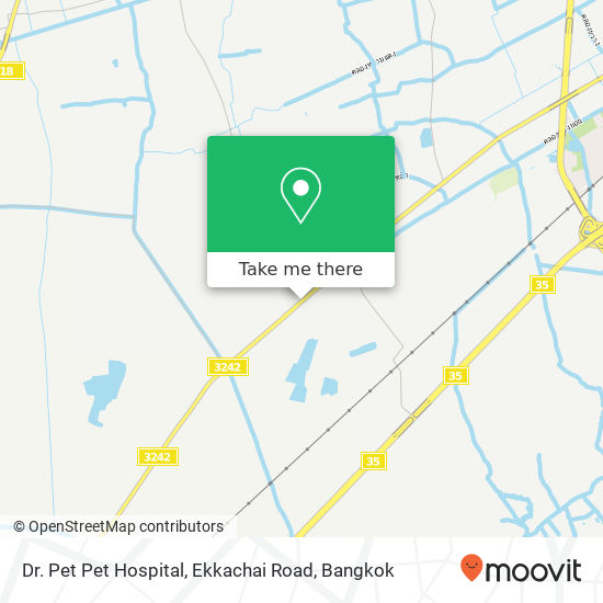 Dr. Pet Pet Hospital, Ekkachai Road map