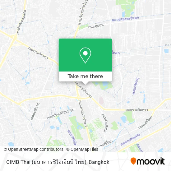 CIMB Thai (ธนาคารซีไอเอ็มบี ไทย) map