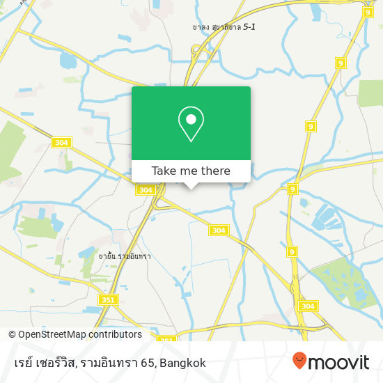 เรย์ เซอร์วิส, รามอินทรา 65 map