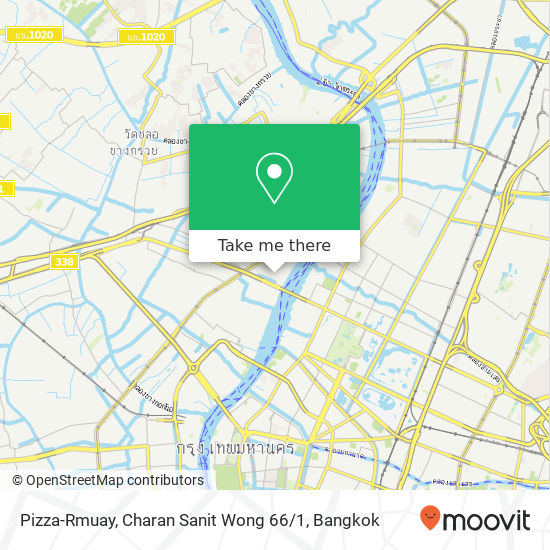 Pizza-Rmuay, Charan Sanit Wong 66 / 1 map