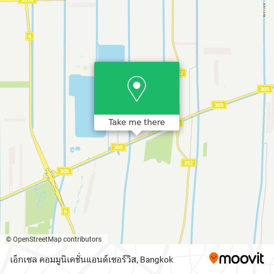 เอ็กเซล คอมมูนิเคชั่นแอนด์เซอร์วิส map