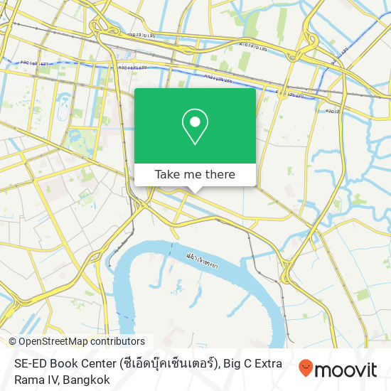 SE-ED Book Center (ซีเอ็ดบุ๊คเซ็นเตอร์), Big C Extra Rama IV map