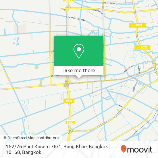 152 / 76 Phet Kasem 76 / 1, Bang Khae, Bangkok 10160 map
