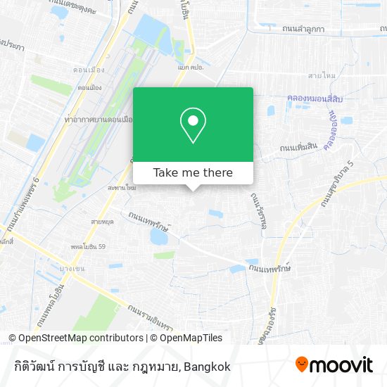 กิติวัฒน์ การบัญชี และ กฎหมาย map