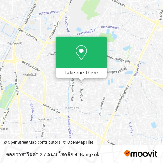 ซอยราชาวิลล่า 2 / ถนน โชคชัย 4 map