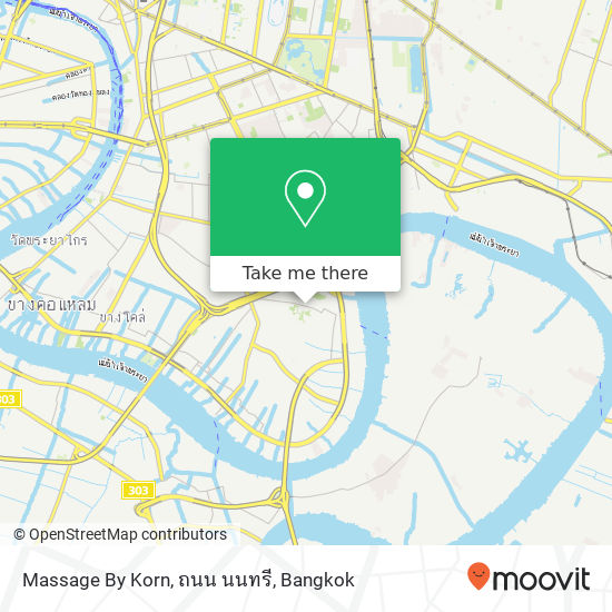 Massage By Korn, ถนน นนทรี map