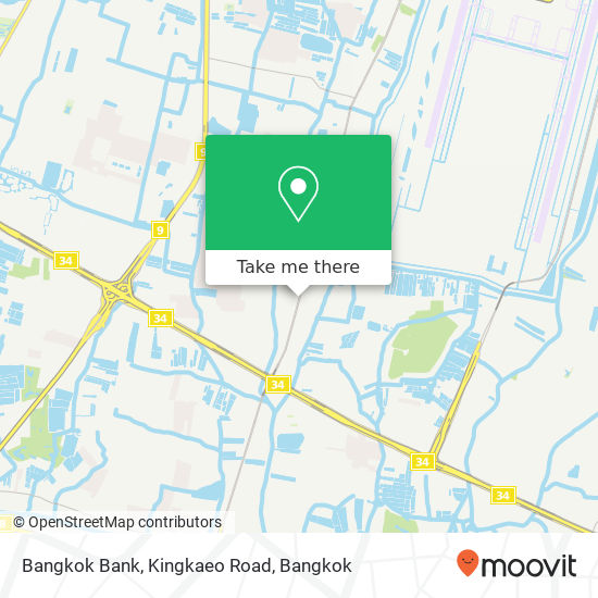 Bangkok Bank, Kingkaeo Road map