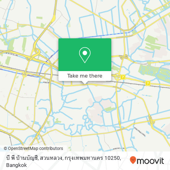 บี พี บ้านบัญชี, สวนหลวง, กรุงเทพมหานคร 10250 map