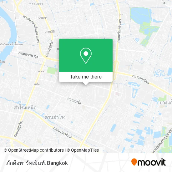 ภักดีอพาร์ทเม้นท์ map