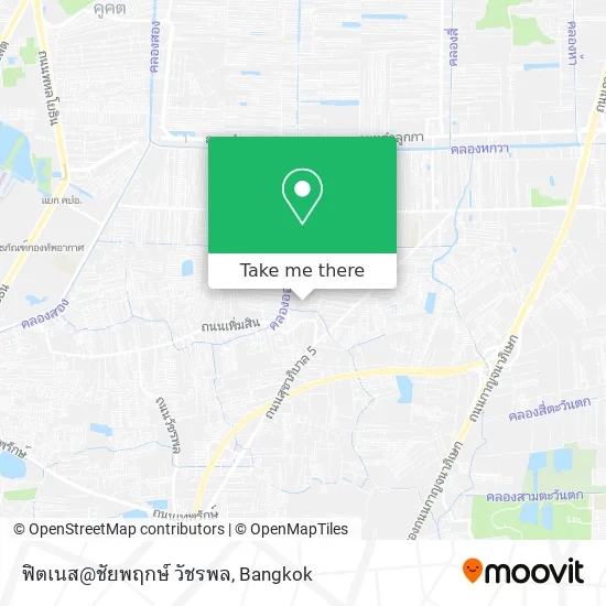 ฟิตเนส@ชัยพฤกษ์ วัชรพล map