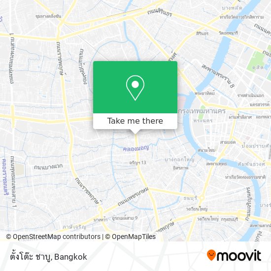 ตั้งโต๊ะ ชาบู map