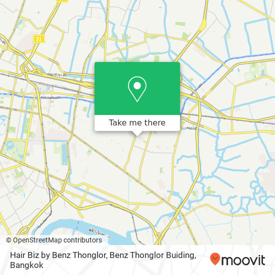 Hair Biz by Benz Thonglor, Benz Thonglor Buiding map