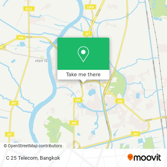 C 25 Telecom map