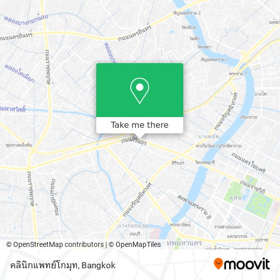 คลินิกแพทย์โกมุท map