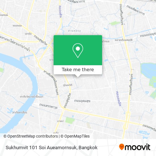 Sukhumvit 101 Soi Aueamornsuk map