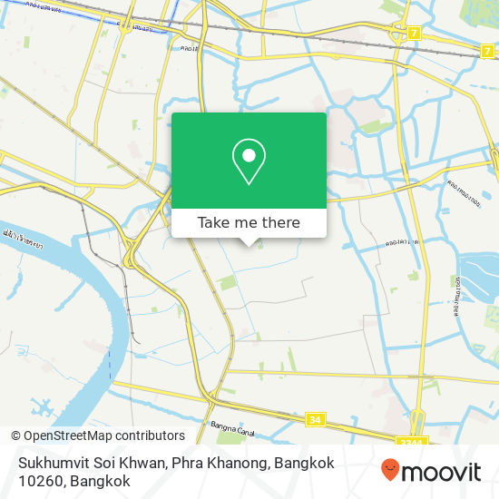 Sukhumvit Soi Khwan, Phra Khanong, Bangkok 10260 map