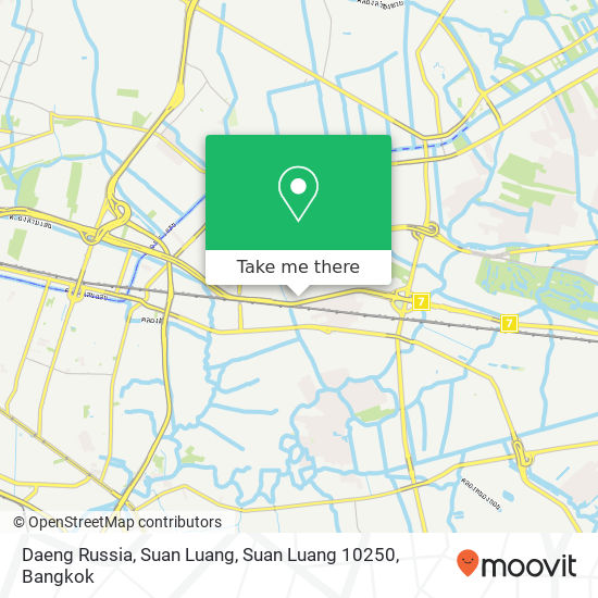 Daeng Russia, Suan Luang, Suan Luang 10250 map