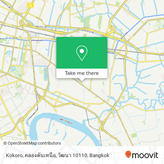 Kokoro, คลองตันเหนือ, วัฒนา 10110 map