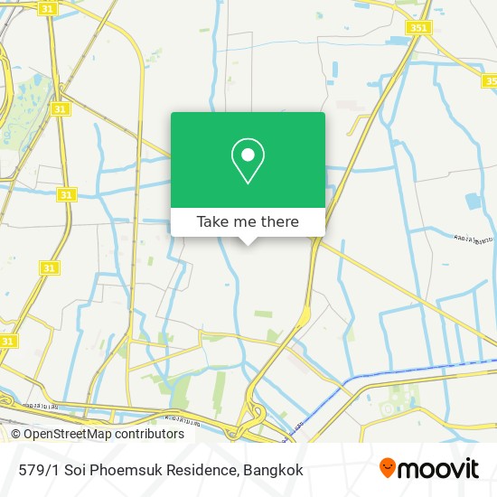 579/1 Soi Phoemsuk Residence map