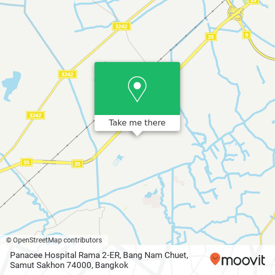 Panacee Hospital Rama 2-ER, Bang Nam Chuet, Samut Sakhon 74000 map