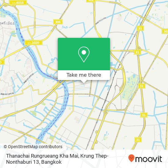 Thanachai Rungrueang Kha Mai, Krung Thep-Nonthaburi 13 map