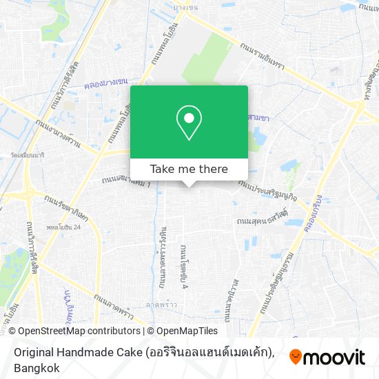 Original Handmade Cake (ออริจินอลแฮนด์เมดเค้ก) map