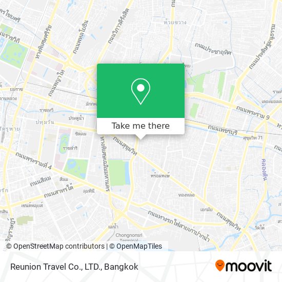 Reunion Travel Co., LTD. map