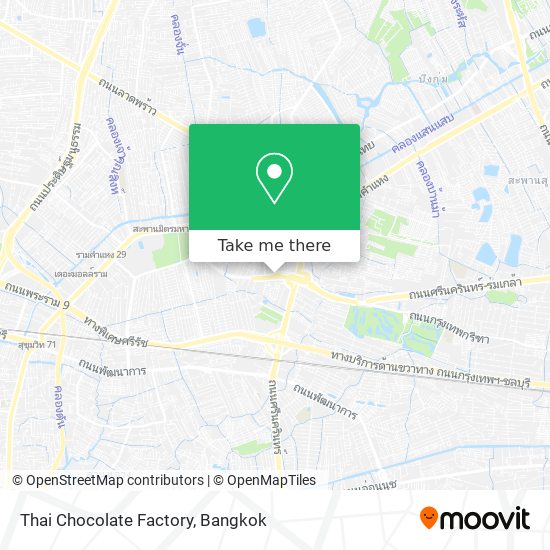 Thai Chocolate Factory map