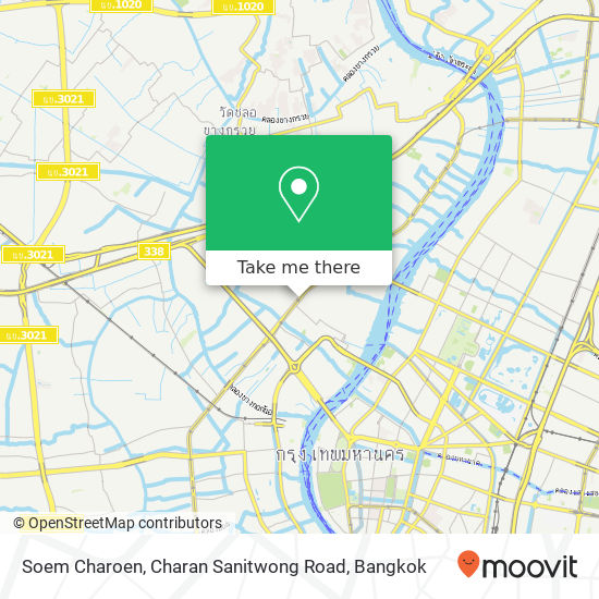 Soem Charoen, Charan Sanitwong Road map