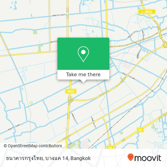 ธนาคารกรุงไทย, บางแค 14 map