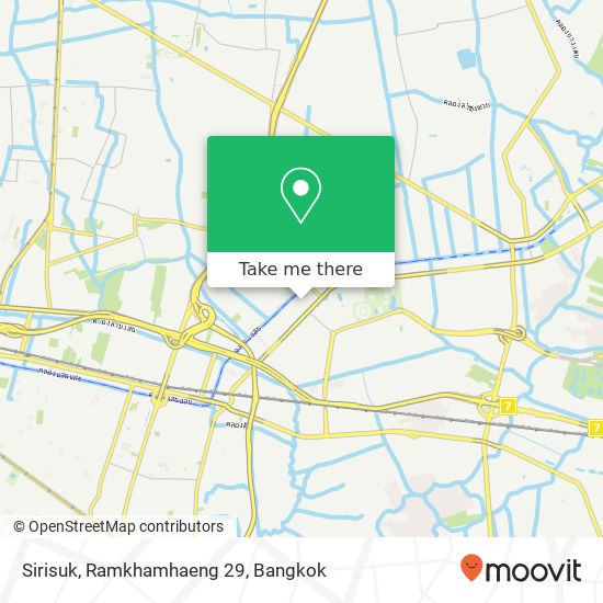 Sirisuk, Ramkhamhaeng 29 map