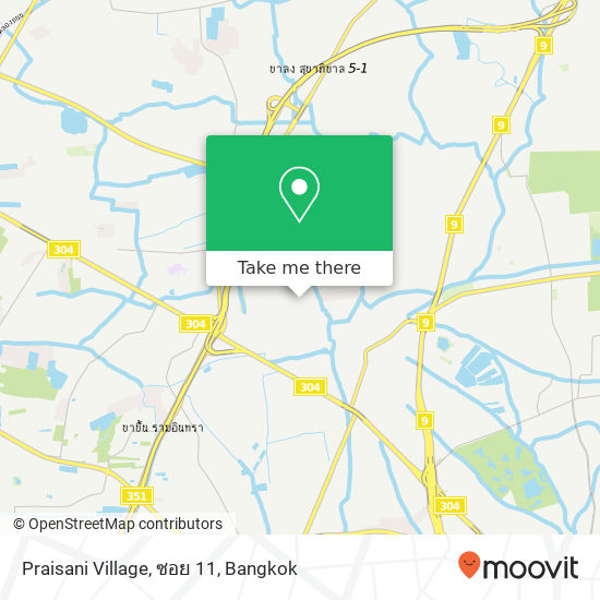 Praisani Village, ซอย 11 map