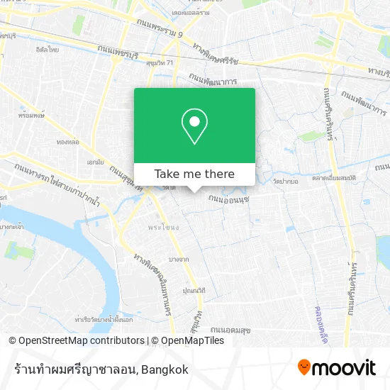 ร้านทำผมศรีญาซาลอน map