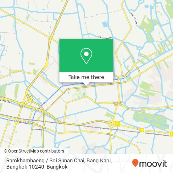 Ramkhamhaeng / Soi Sunan Chai, Bang Kapi, Bangkok 10240 map