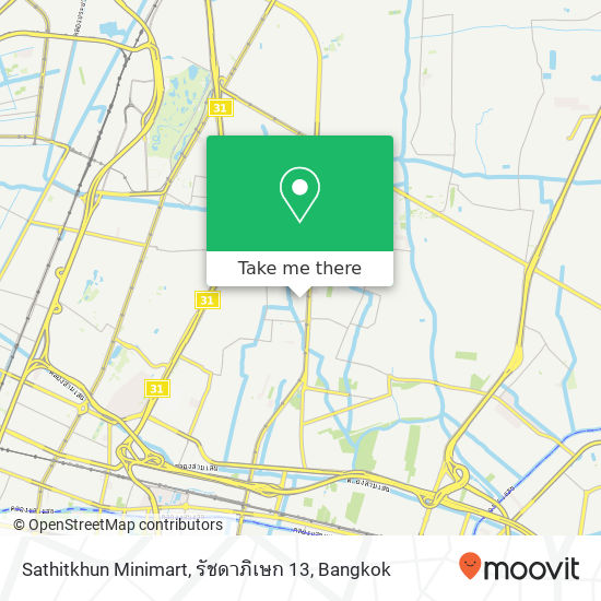 Sathitkhun Minimart, รัชดาภิเษก 13 map