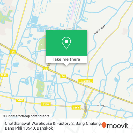 Chotthanawat Warehouse & Factory 2, Bang Chalong, Bang Phli 10540 map