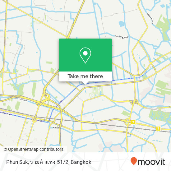 Phun Suk, รามคำแหง 51/2 map