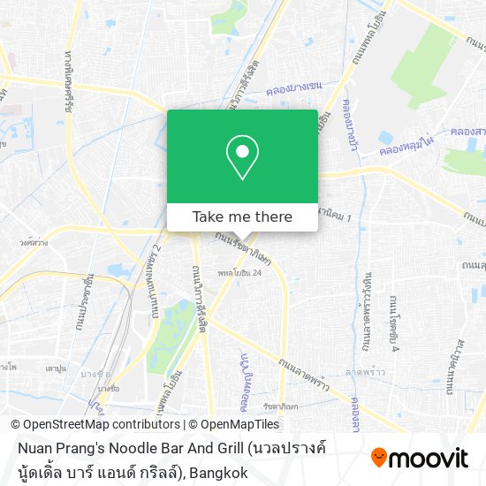 Nuan Prang's Noodle Bar And Grill (นวลปรางค์ นู้ดเดิ้ล บาร์ แอนด์ กริลล์) map