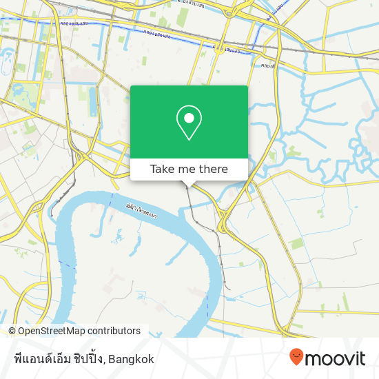 พีแอนด์เอ็ม ชิปปิ้ง map