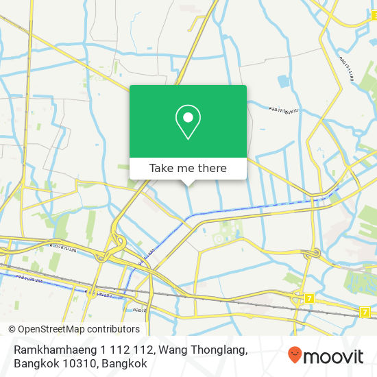 Ramkhamhaeng 1 112 112, Wang Thonglang, Bangkok 10310 map