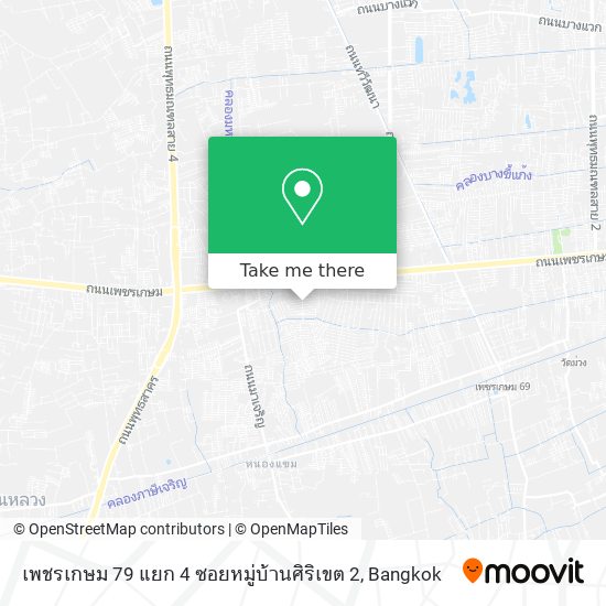 เพชรเกษม 79 แยก 4 ซอยหมู่บ้านศิริเขต 2 map