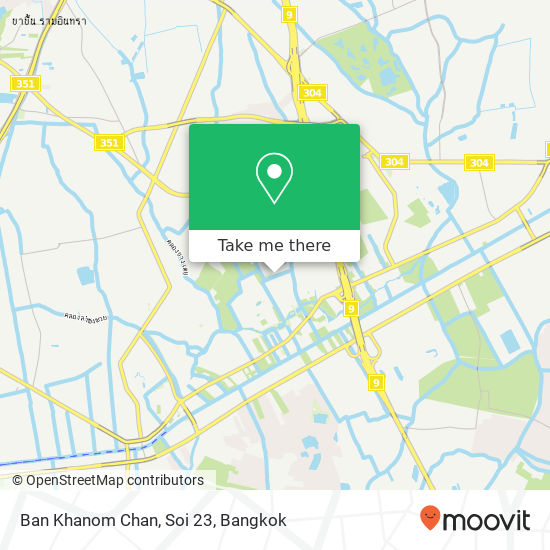 Ban Khanom Chan, Soi 23 map