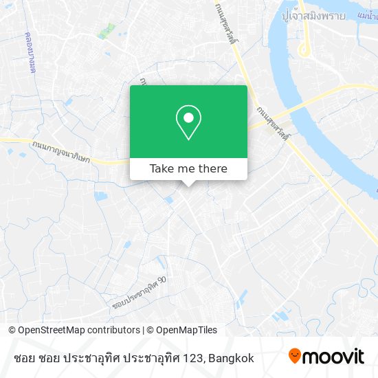 ซอย ซอย ประชาอุทิศ ประชาอุทิศ 123 map