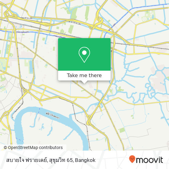 สบายใจ ฟรายเดย์, สุขุมวิท 65 map