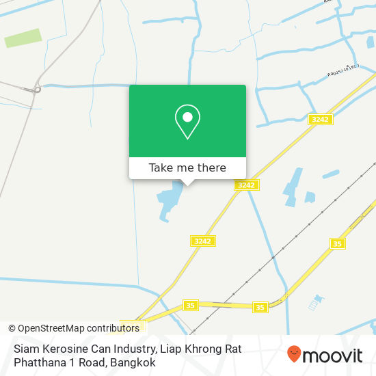 Siam Kerosine Can Industry, Liap Khrong Rat Phatthana 1 Road map