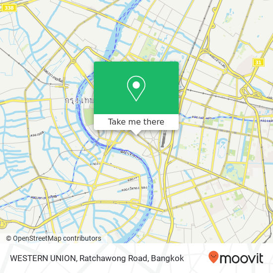 WESTERN UNION, Ratchawong Road map