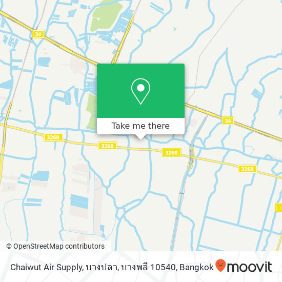 Chaiwut Air Supply, บางปลา, บางพลี 10540 map