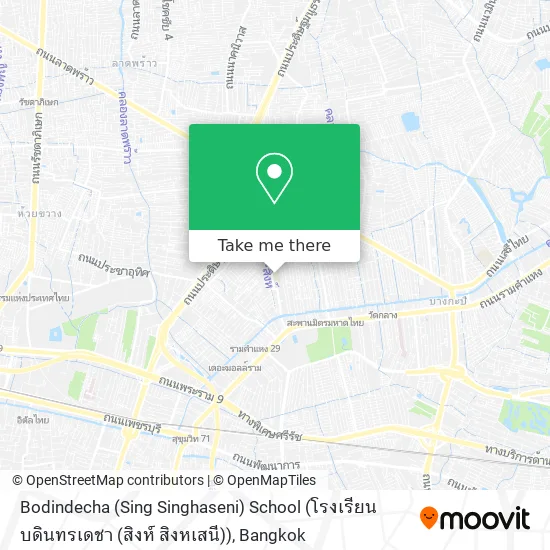 Bodindecha (Sing Singhaseni) School (โรงเรียนบดินทรเดชา (สิงห์ สิงหเสนี)) map