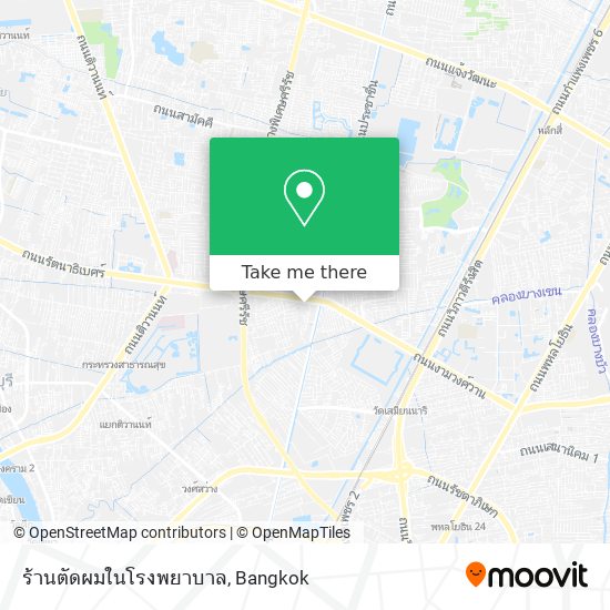 ร้านตัดผมในโรงพยาบาล map